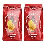 2x Espresso Gorilla 1.000g Super Bar Crema