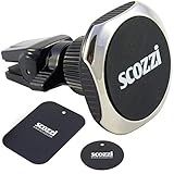 scozzi Handyhalterung Auto Magnet Lüftung rund Lüftungsschlitz KFZ Handy...