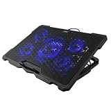 CoolBox Tragbarer Kühlschranksockel bis 17,3 Zoll mit 5 leisen LED-Lüftern mit...