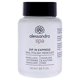 Alessandro Spa Dip In Express Nagellackentferner - Geruchlos Und Ohne Aceton, 50...