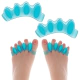 WLLHYF Gel-Zehenspreizer, Zehenabstandshalter, weiches Gel-Pediküre-Set,...
