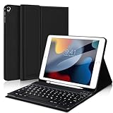 JADEMALL iPad 10,2 Zoll Hülle mit Tastatur für iPad 9/8/7 Generation...