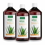 Sanct Bernhard Aloe-Vera-Trinkgel | 3 x 1000 ml | Aus dem unverdünnten Saft...