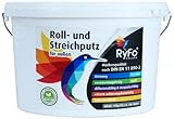 RyFo Colors Roll- und Streichputz für außen 15kg (Größe wählbar) - Rollputz...