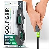 GOLF-GRIP Golf Grip Trainer für Links- & Rechtshänder Golfer - Aufsteckbare...