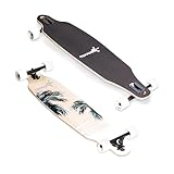 muuwmi Longboard Beach - ABEC 7 Kugellager - Deck 97x23 cm - Rollen 65x51 mm -...