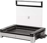 WMF Lono Tischgrill elektrisch mit Glasdeckel, beschichtete Grillplatte,...