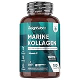 Kollagen mit Vitamin C - 1800mg Marine Collagen Hydrolysat pro Portion -...