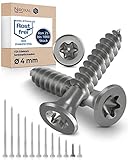 Schrauben Torx Edelstahlschrauben 4x20 Edelstahl V2A rostfrei...