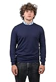 Dalle Piane Cashmere - Rundhalsausschnitt aus gemischtem Kaschmir, Made in Italy...