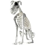Halloween Skelett Hunde, 31 X 44 cm, Sitzendes Hunde Skelett Deko Mit...