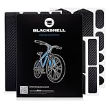 Blackshell® Fahrrad Schutzfolie - Fahrrad Lack Schutz für z.B. Trekkingrad,...