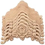 TOBEOME 10PCS Floral geschnitzt Decal Corner Applique verzieren Rahmen...