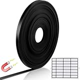 Bulevisiter Schwarzes Magnetband, dünne Streifen, 8 Meter Whiteboard-Raster,...