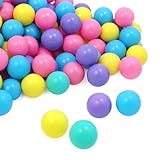 LittleTom Ab Null: 100 Bunte Bälle für Bällebad Baby Spielbälle 6cm - Indoor...