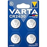 4x Varta Batterie Lithium Coin Knopfzelle CR2430