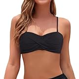 Generisch Bikini Oberteil Push Up Sexy Bandeau Bikini Damen,Mix Einfarbig...