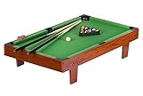 Leomark Billard aus Holz - Mini Tisch - Billardtisch mit 2 Queues, Holzoptik,...