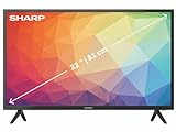 SHARP LED Fernseher 81cm 32' HD Ready Android TV™ DVB-S2, DVB-T2, DVB-C, 2X...