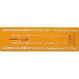 RUMOLD 89200 Schriftschablone - Schrifthöhe 0,35 mm und 0,5 mm