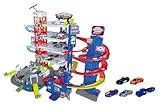 Majorette – Super Chase Center - Parkhaus mit 5 Etagen, mit Verfolgungsjagd,...