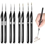 LAINIKE 8er Feine Detail Pinsel Set, Malen Nach Zahlen, Modellbau, Miniatur,...