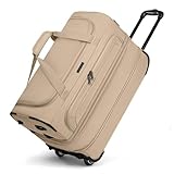 REDOLZ 2-Rollen MEDIUM Trolley-Reisetasche | Volumen mit Dehnfalte erweiterbar...