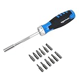 Amazon Basics Magnetischer Ratschen-Schraubendreher, 12 Stück, 1er-Pack,...