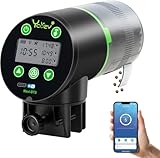Ycozy WiFi Fischfutter Automat Aquarium, Futterautomat Netzteil mit EU-Stecker &...