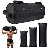 Favuit Sandsack, Gewichtssack für Fitness Krafttraining Verstellbar Sandbag mit...
