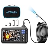 Acoath Endoskopkamera mit Licht 3M, Dual-Lens 1080P HD Industrie Endoskop mit 8...