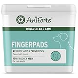 AniForte Denta Clean & Care Fingerpads für Hunde 50 Stück - Fingerlinge zur...
