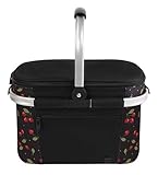 ALLCAMP Einkaufskörbe Groß Isolierkorb Kühlkorb Kühltasche Picknickkorb...