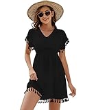 Onfettic Damen Strandkleid Sommer Badeanzug Strandtunika Chiffon Strandponcho...