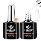 modelones Aufbaugel für Gelnägel, 8 in One Builder Gel, Nagelverstärker UV...