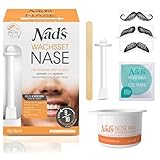 Nad's Nasenhaar Wachs Haarentfernung Set - Nasenwachs für Männer+Frauen,...