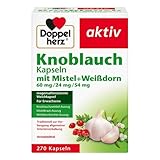 DOPPELHERZ Knobl.Kap.m.Mistel+Weißdorn 60/24/54 mg 270 St