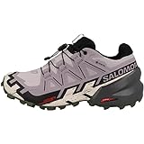 SALOMON Damen Speedcross 6 Sneaker, Asche der Rosen/Schwarz/Olive Nacht, 40 2/3...