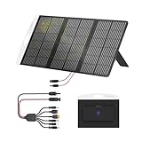 Solarpanel Faltbar, 100W Solarmodul mit ETFE Monokristalline Solarzelle für...