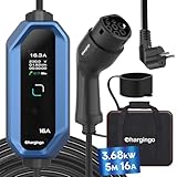 Chargingo Typ 2 Ladekabel Schuko 3,68kW 6-16A Einstellbarer Strom mit...