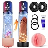 Tagnaff Penispumpe Vakuumpumpe für den Mann Penisvergrößerung, 9 Saugstufen &...