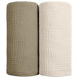 lulumoon Baby Pucktuch Musselin Decke - Baumwolle Dünne Atmungsaktive Babydecke...