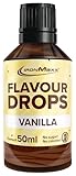 IronMaxx Flavour Drops - Vanille 50ml | kalorienfrei & zuckerfrei | vegane...