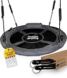 PHIBER-SPORTS Nestschaukel Outdoor Kinder - Ø 100cm - Mit Kissen + Haltegriffe...