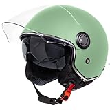 VINZ Pavia Jethelm mit Doppelvisier | Roller Helm Fashionhelm | In Gr. XS-XXL |...