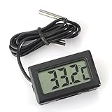 ARCELI Digital LCD Thermometer Temperaturüberwachung mit externer Sonde für...