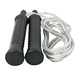Sport-Thieme Boxer-Springseil + Zusatzgewichten a 190g | Speed-Rope für Boxen,...