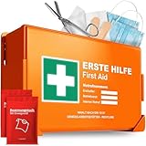 Erste Hilfe Kasten nach neuer DIN 13157:2021 inkl. Wandhalterung &...