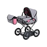 Knorrtoys 63122 63122-Puppenwagen Ruby-Jeans Grey Puppenwagen, 51 x 37 x 64 cm