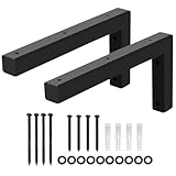 QWORK® 2x Schwerlastkonsole aus Metall für Waschtisch, 300 x 150 mm...